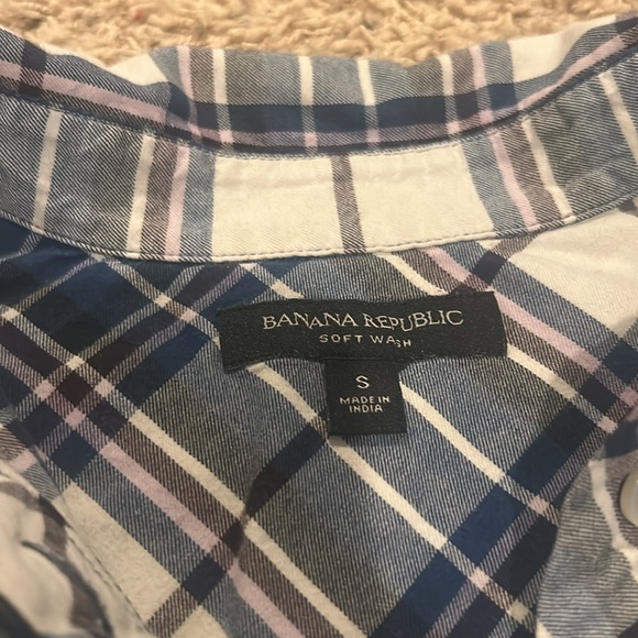 Banana Republic, Small, plaid tunic - Picture 3 of 4
